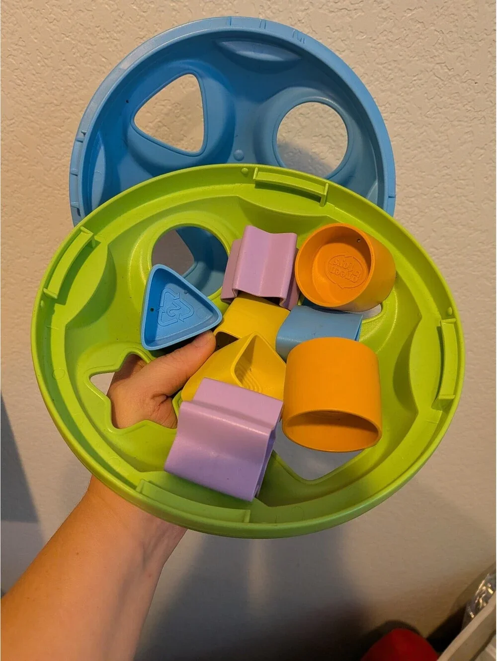 Green Toys Shape Sorter Blue Green Educational Baby Toy